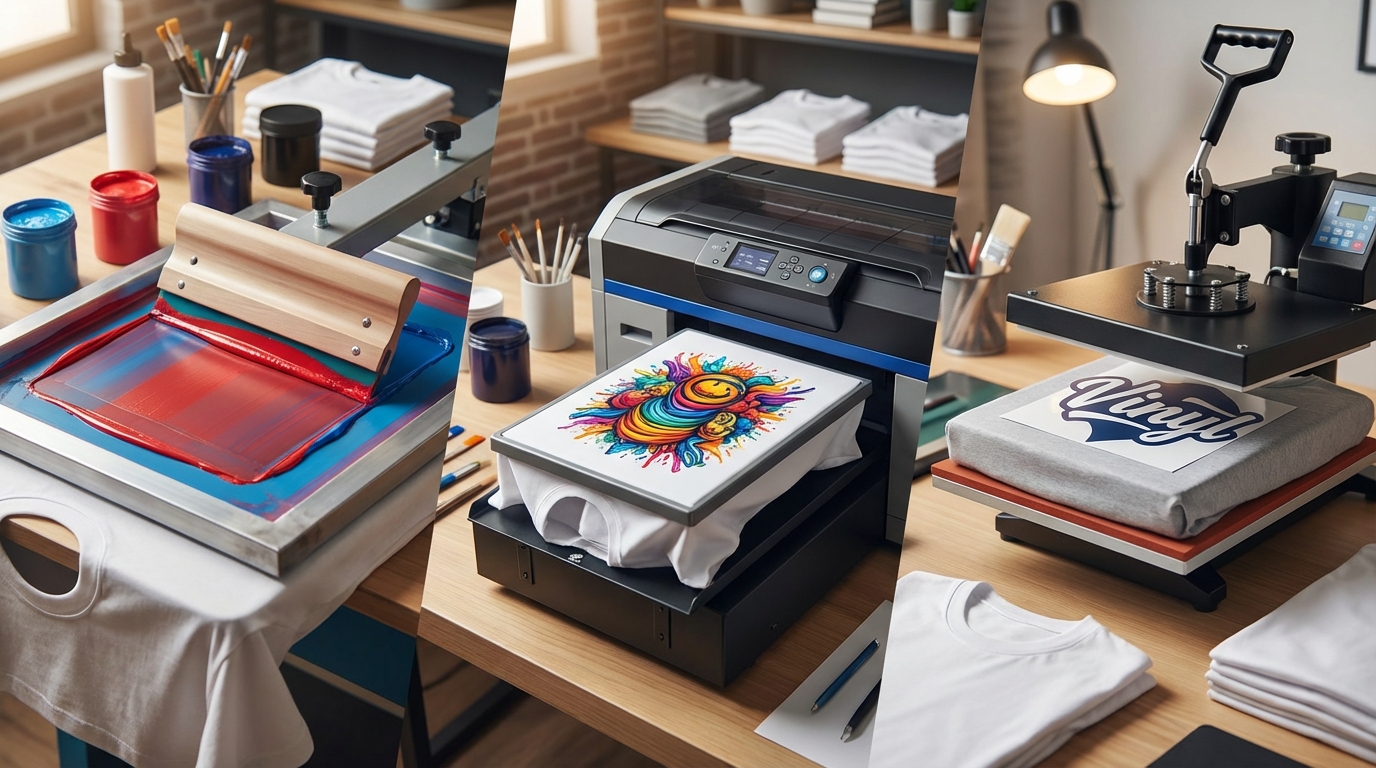 Different Types of Custom T-Shirt Printing - custom t-shirt printing